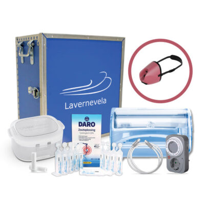 premium paardenvernevelaar starter-set met roze masker